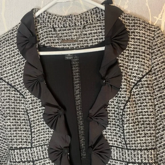 Knit Plaid Studio Blazer - Picture 6 of 8